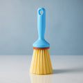 Short handle plastic cleaning brush with sturdy bristles