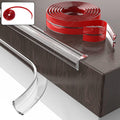 Soft adhesive edge protector strip for furniture corners