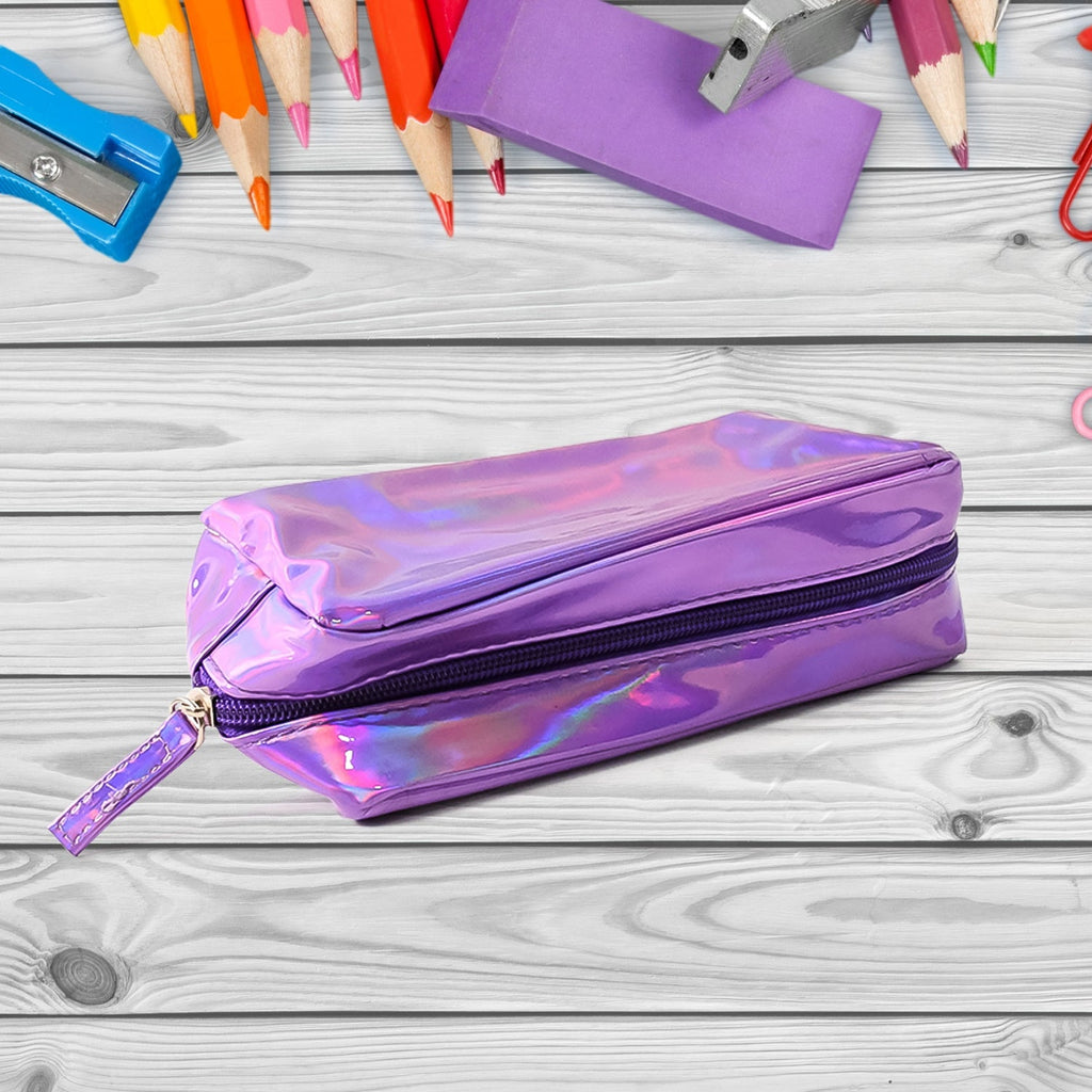 Slim travel cosmetic pouch that slides flat into a suitcase or handbag
