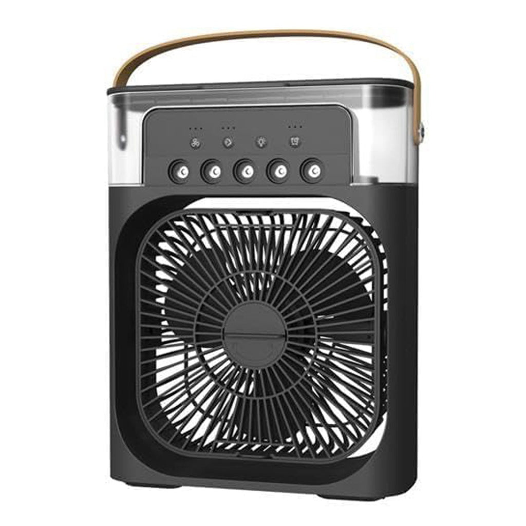 Packaging shot of portable air cooler fan