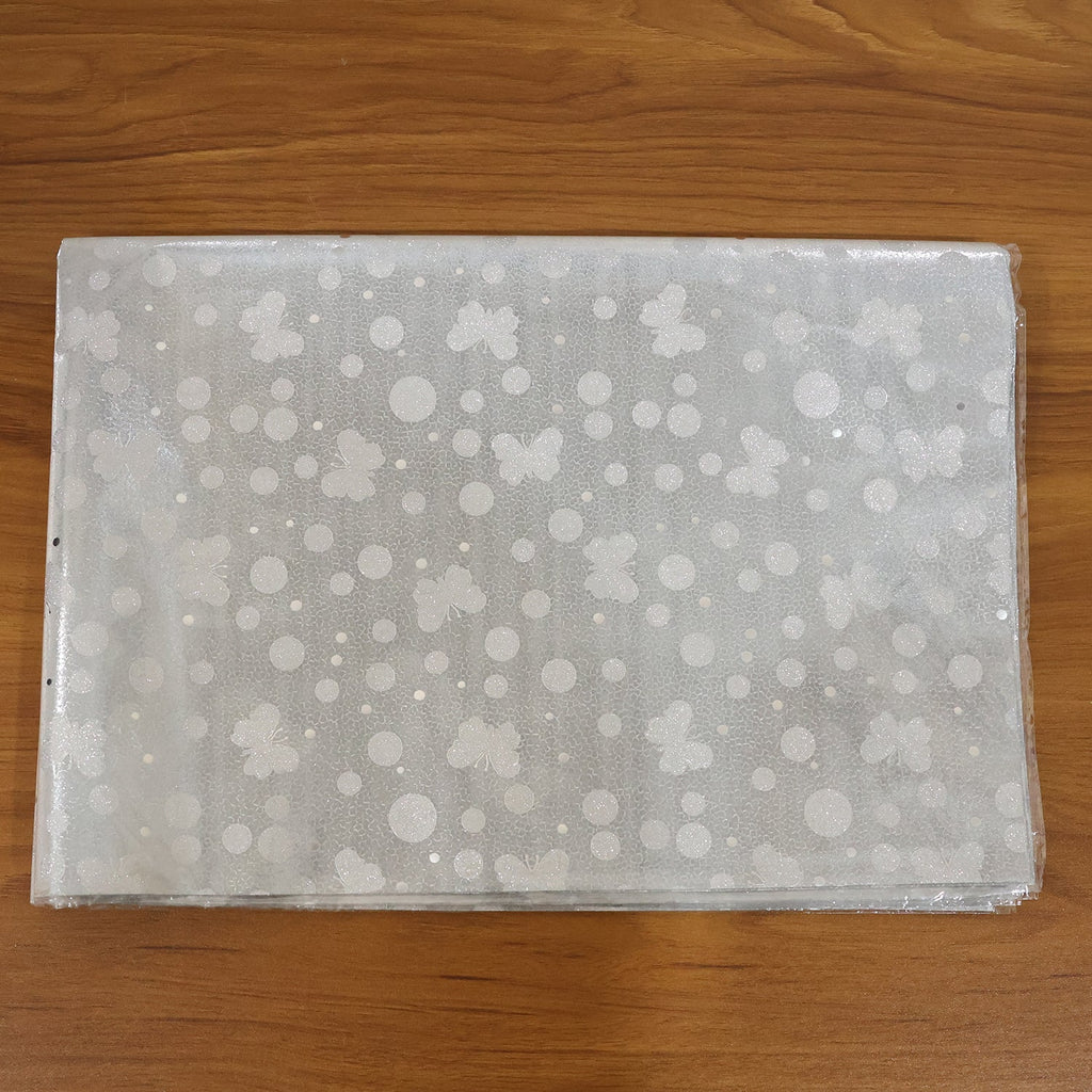Decorative silver gift wrapping sheets for festive and special occasion gifts