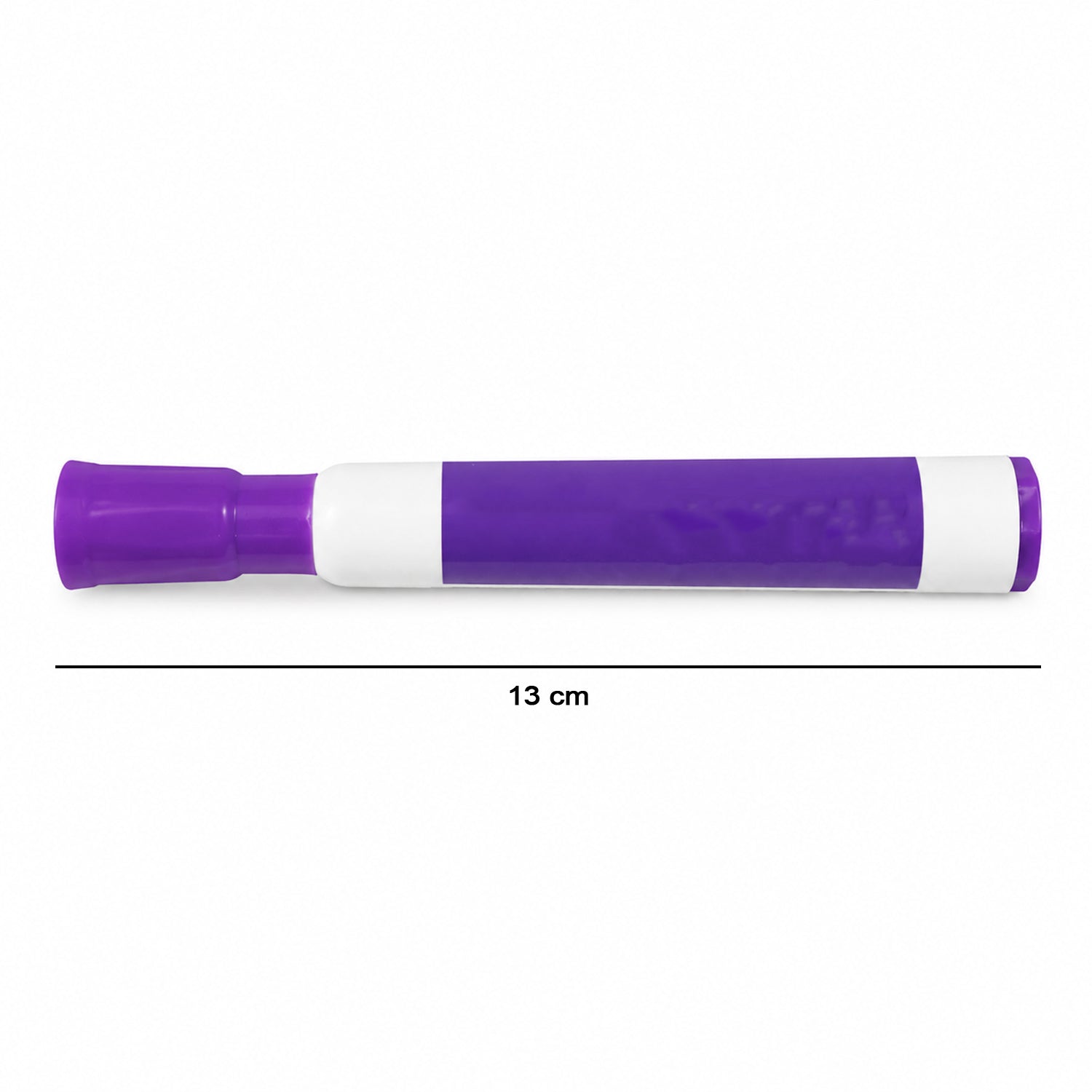 Close-up view of the fine nib of a dry erase marker for precise writing.