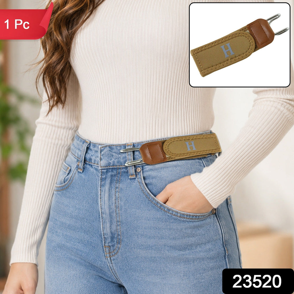 Women's Buckle Less Elastic Invisible Stretch Waist Belt for Jeans (1 Pc)