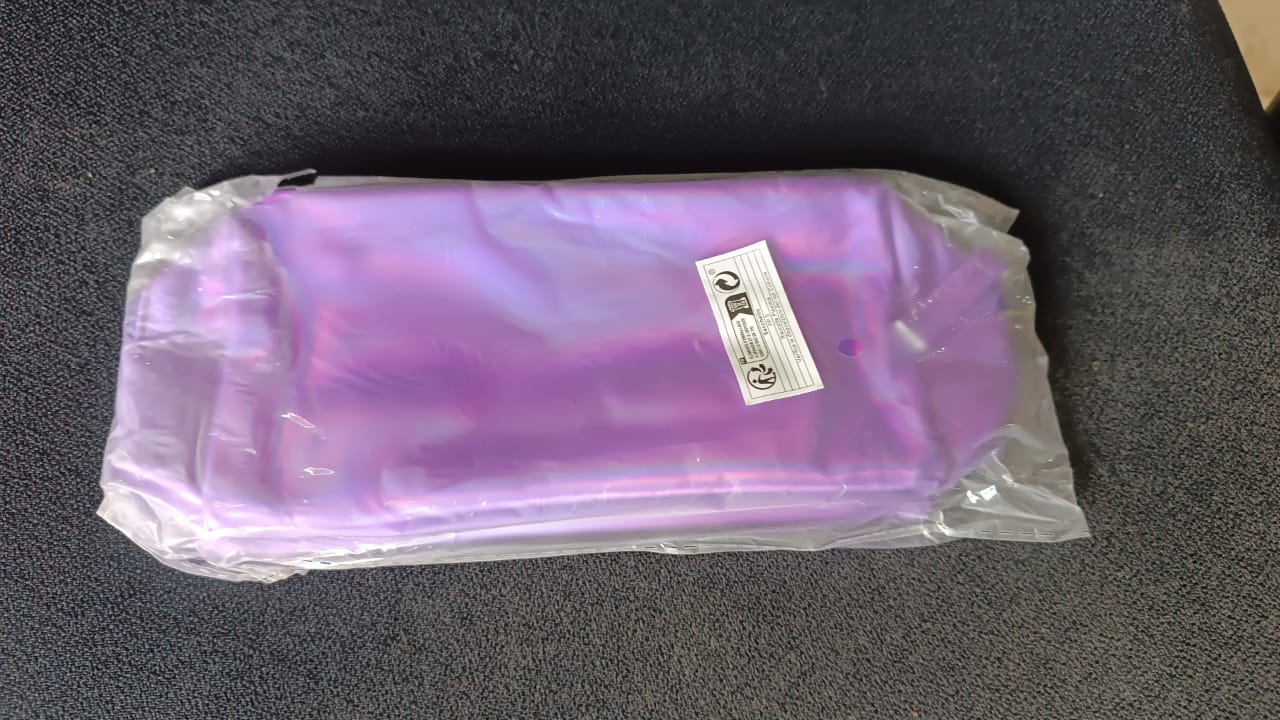 Waterproof travel cosmetic pouch shown for trip and gym bag use