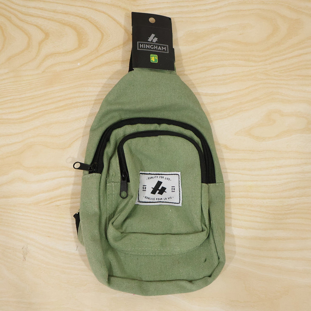 Kids Multi Pocket Sling Crossbody Chest Bag Canvas Bag for Little Boys Girls (1 Pc)