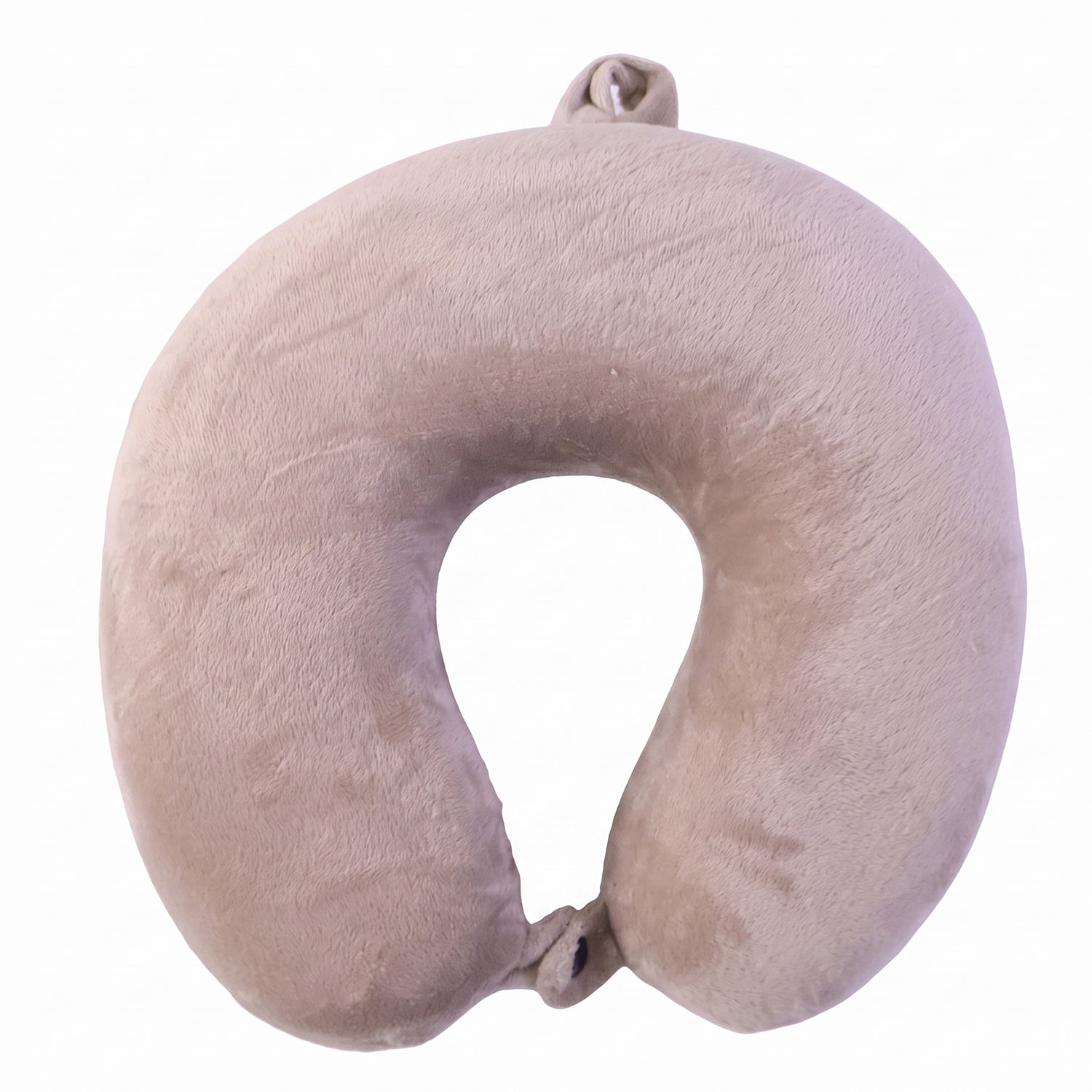 Cosy U shape support pillow with smooth velvet cover