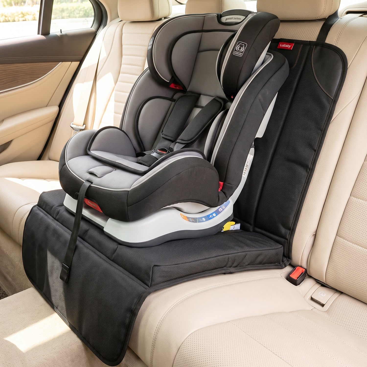 Anti slip back seat cover to protect car upholstery