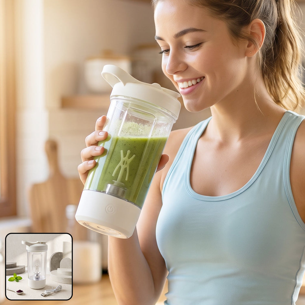 400ml self stirring shaker bottle