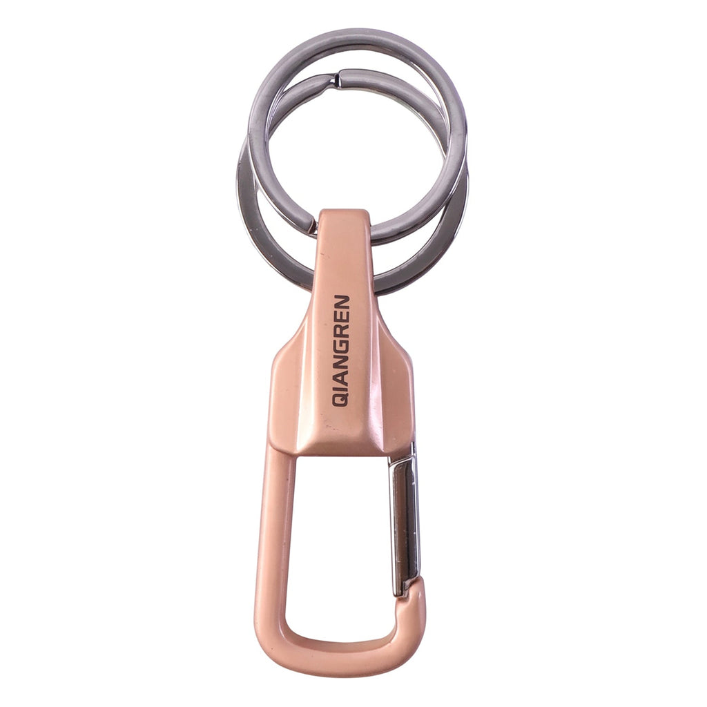 Keychain organizer holding multiple keys