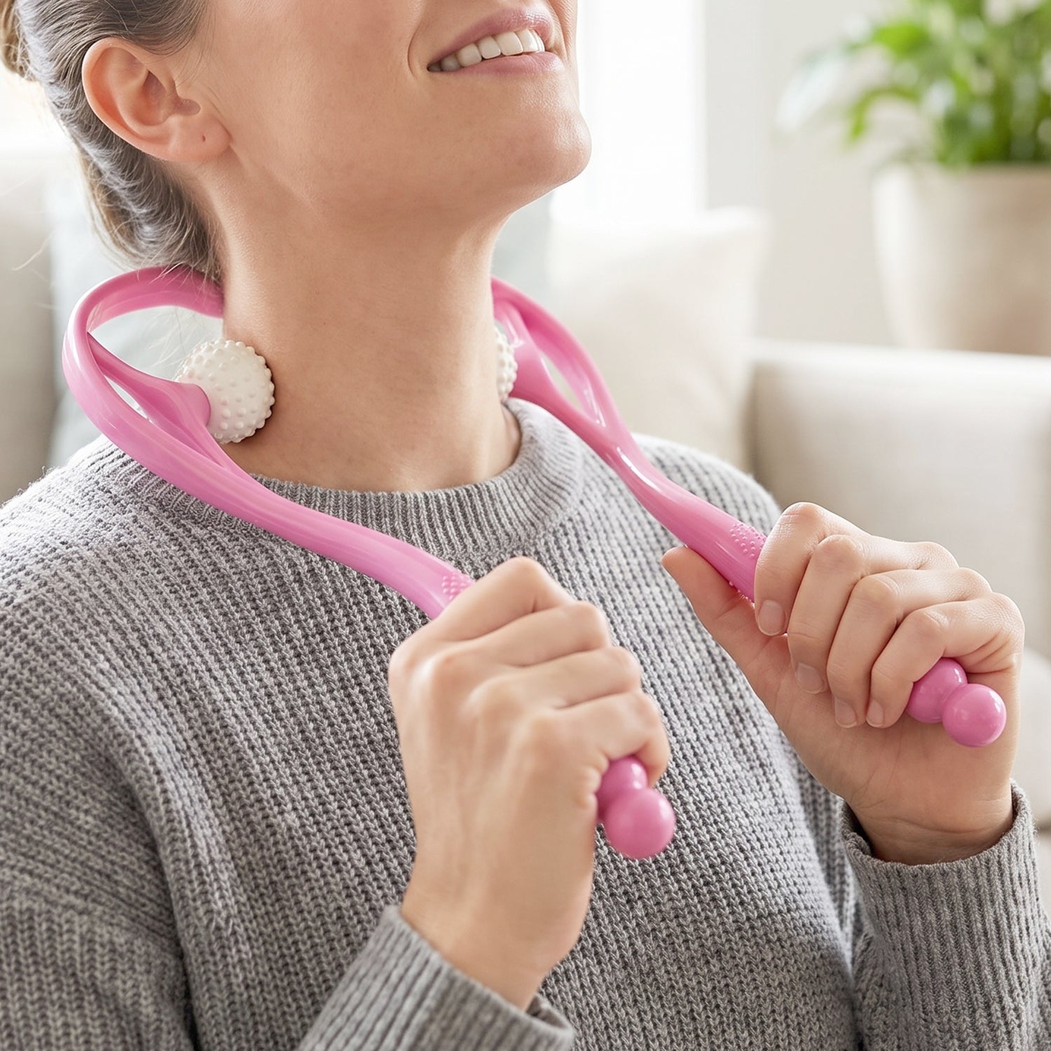 Manual massager body relief use