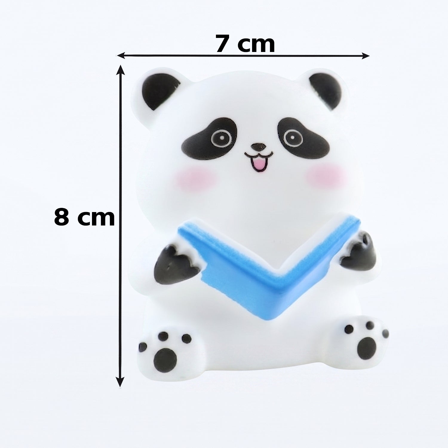 Soft silicone reading panda lamp for kids night time comfort