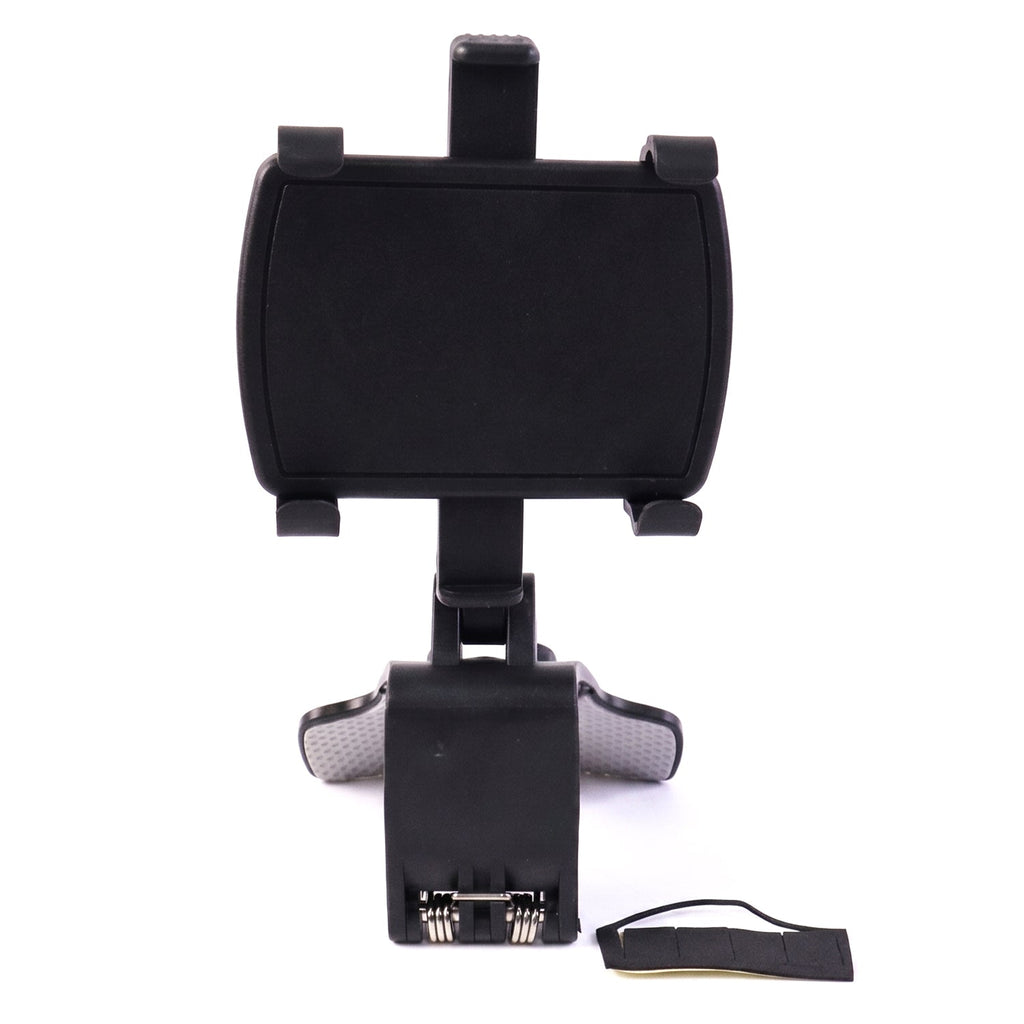Durable ABS plastic car dashboard phone mount with flexible positioning