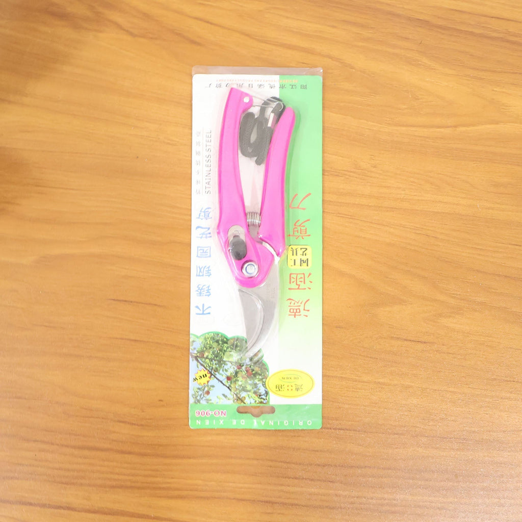 Flower Cutter Garden Scissors Stainless Steel Pruner Soft Grip (1 Pc)