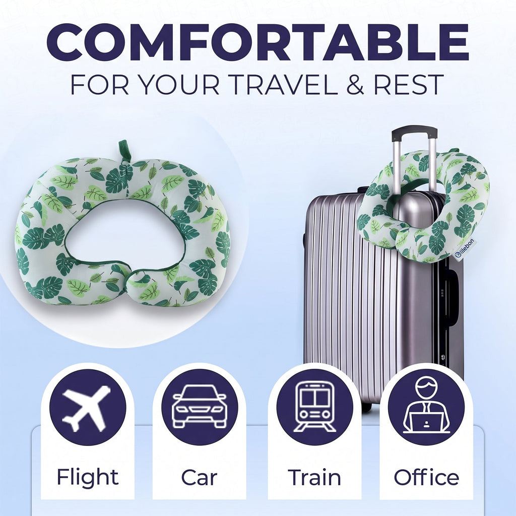 U shape pillow size view