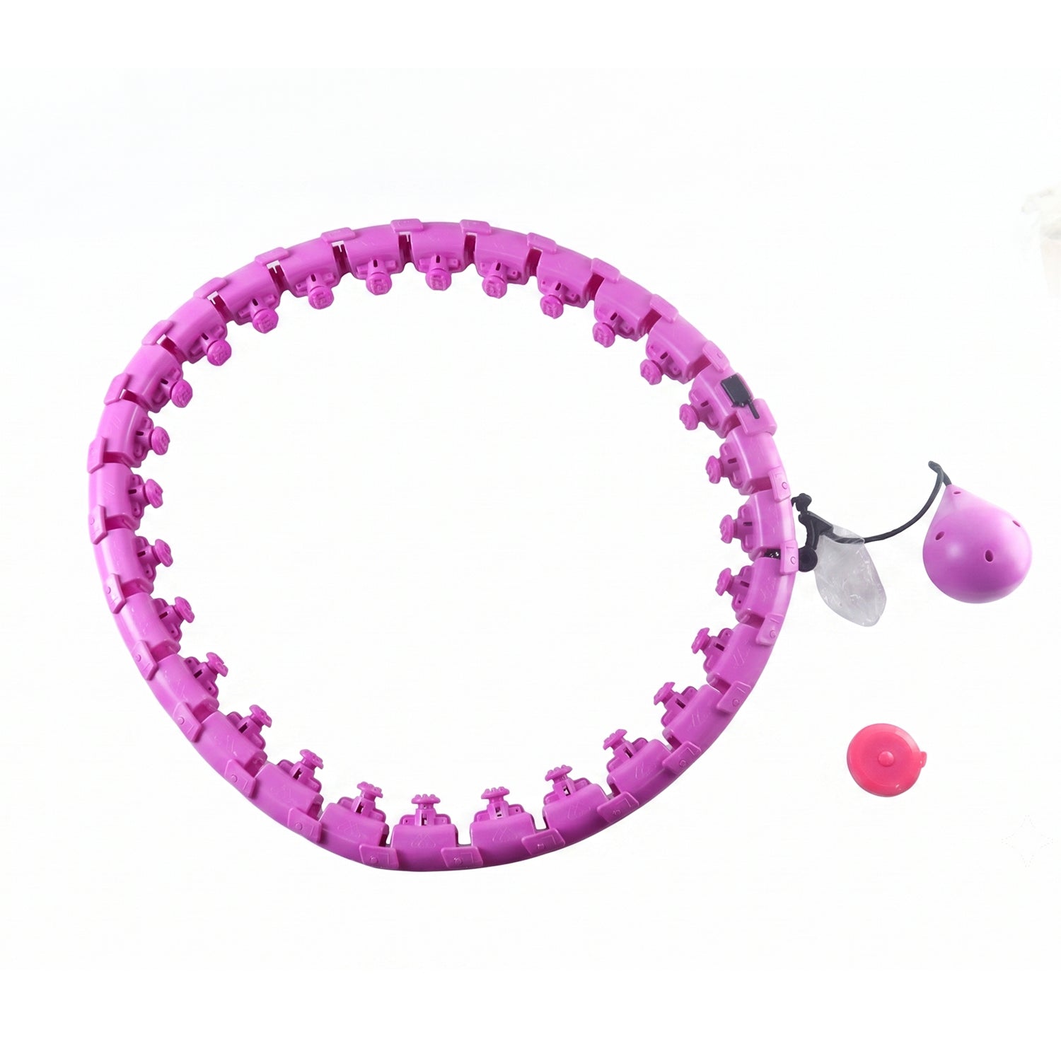 Waist trainer hula hoop with massage ball for toning